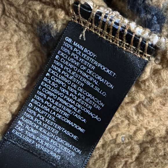 The North Face Campshire Sherpa Vest Women's Size Small Brown Aztec Print - Picture 8 of 12